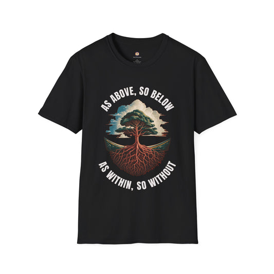 As Above, So Below V1 - Unisex Softstyle T-Shirt